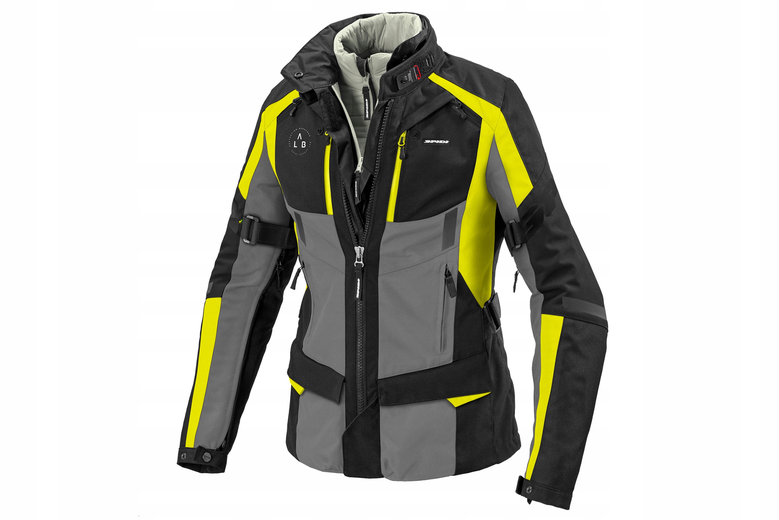 Bunda 4 Season Evo dámska (čierna/šedá/fluo žltá, veľ. L)