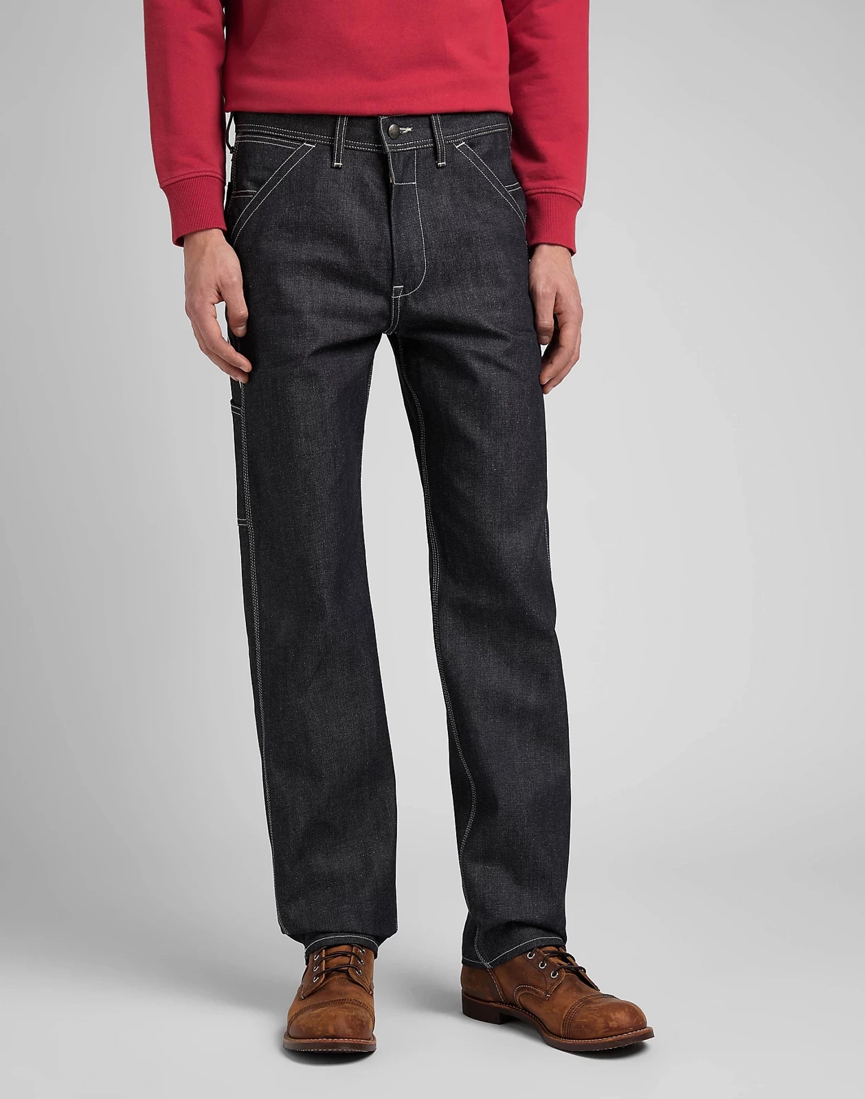 Pánské volné džínové kalhoty Lee 101 Carpenter Dry L98ABH41 34/32