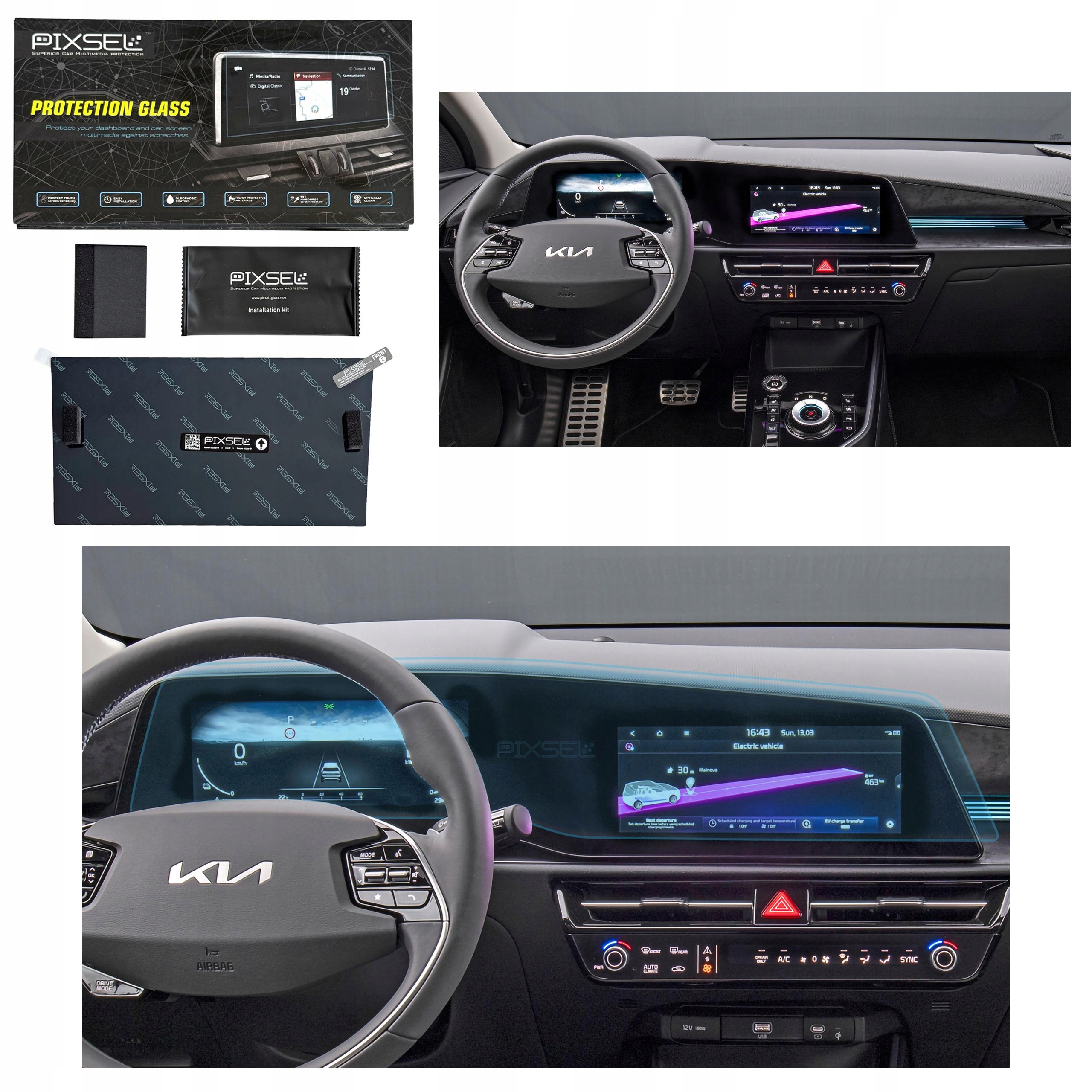 Antyodciskowe Matowe Szkło Ochronne Kia NIRO-30.3“ 2022-