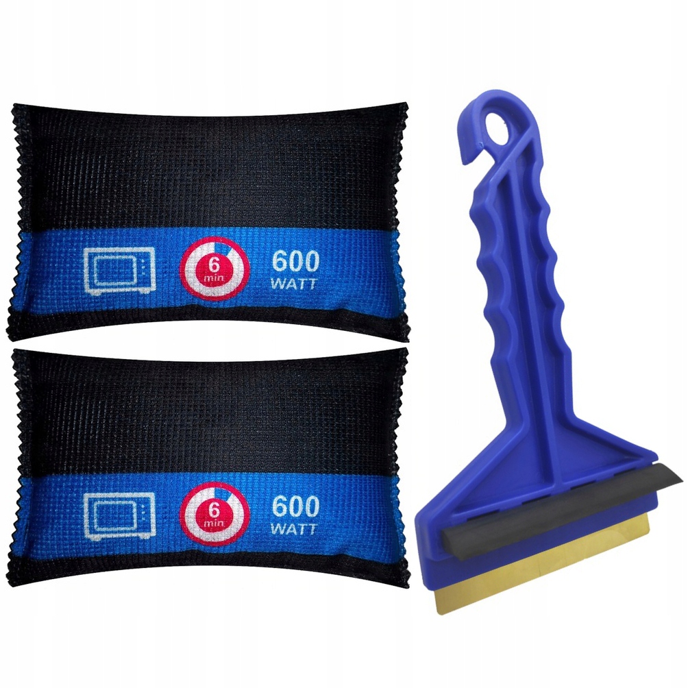 2x POCHŁANIACZ WILGOCI XXL SAMOCHODU + SKROBACZKA