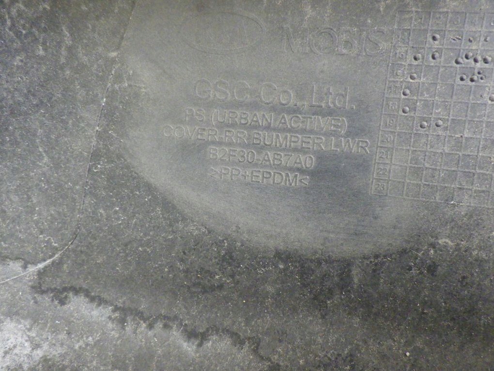 KIA SOUL 14- bumper rear