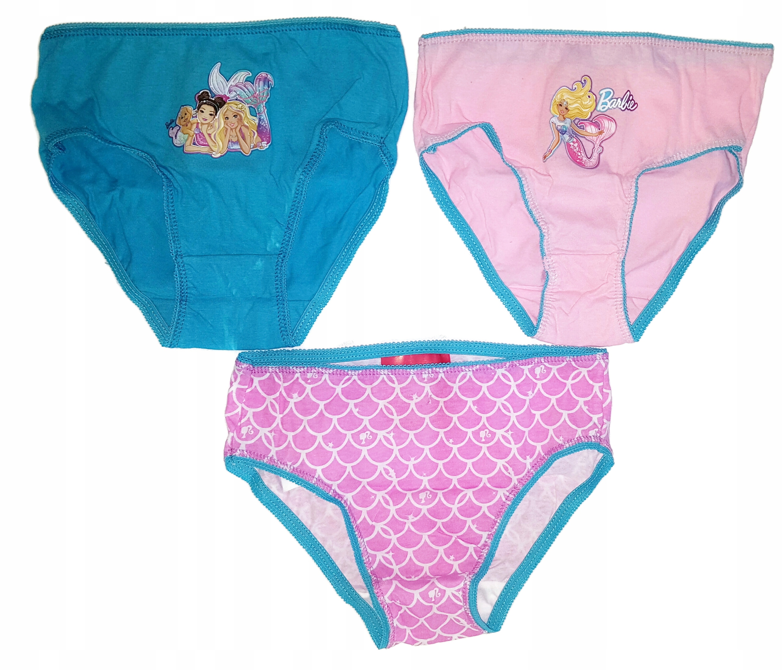 

3pak majtki 98/104 laleczki Barbie
