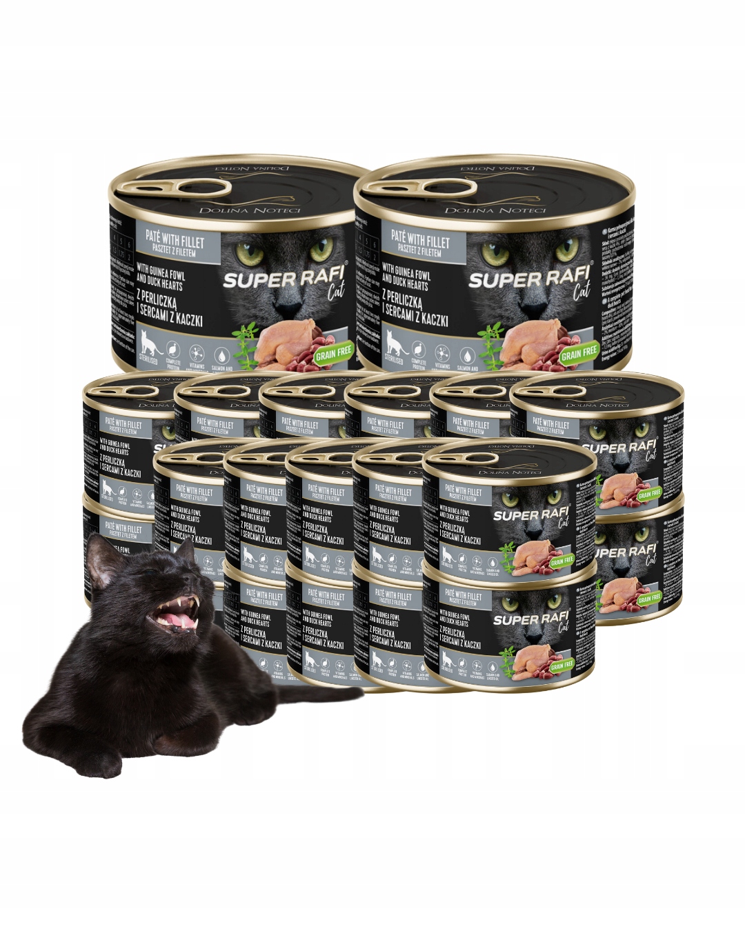 Krmivo pro sterilizované kočky Rafi Cat Perlička 24x185 g