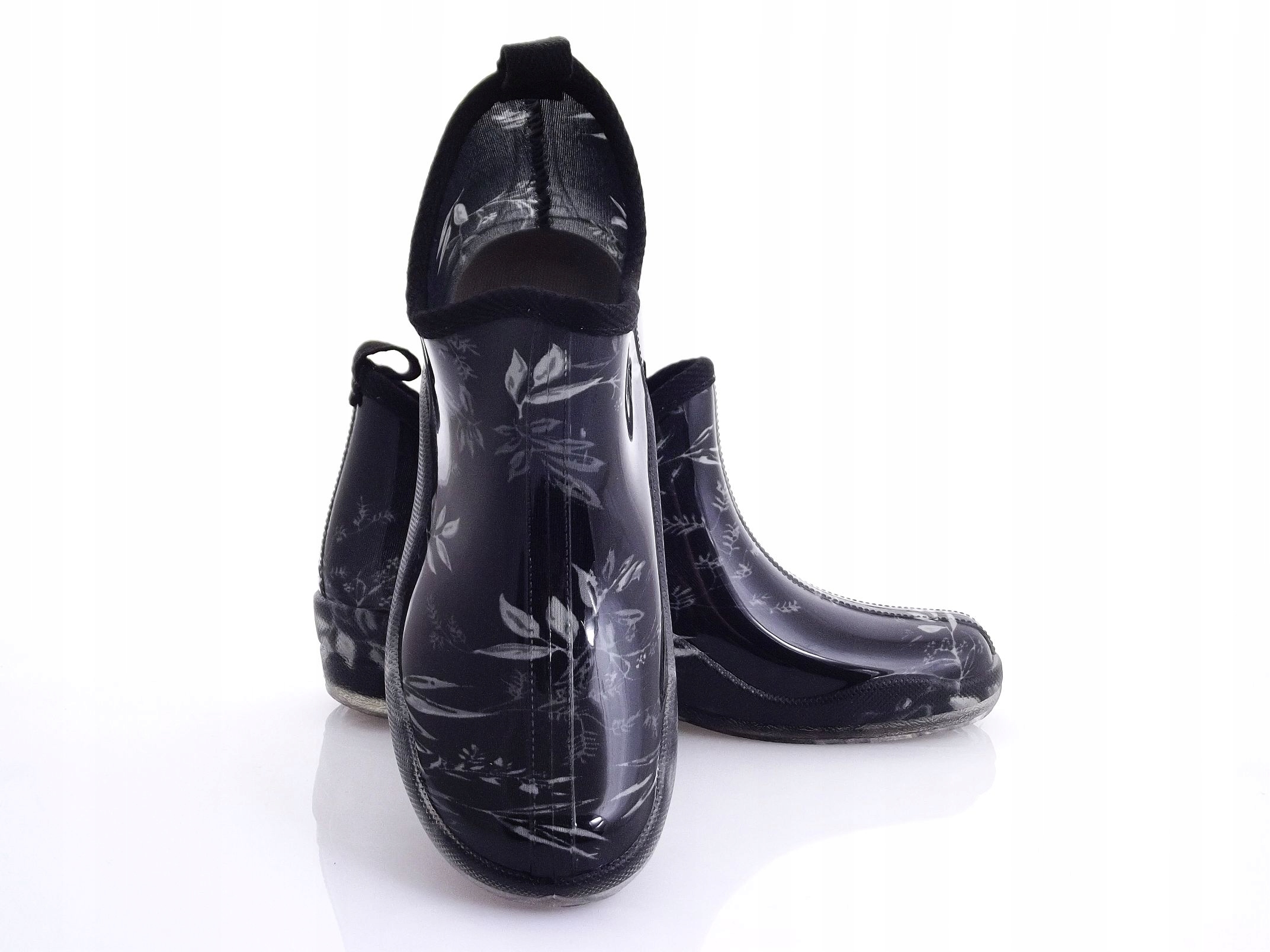 Kalosze damskie krótkie czarne 1 lakier r.36/przeczytaj opis/ Rozmiar 36