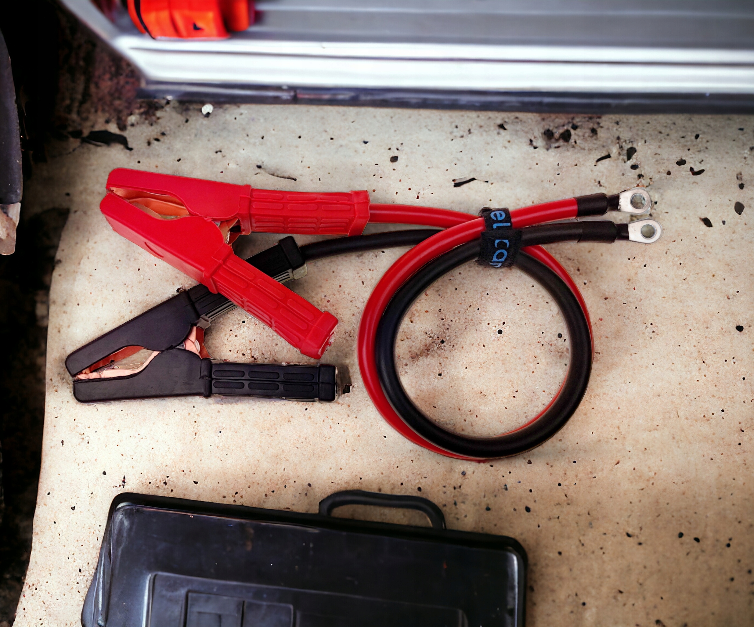 KABLE PRZEWODY PRZEDŁUŻACZ Z ŻABKAMI DO PRZETWORNICY NAPIĘCIA AKUMULATORA Producent części EL-CAR