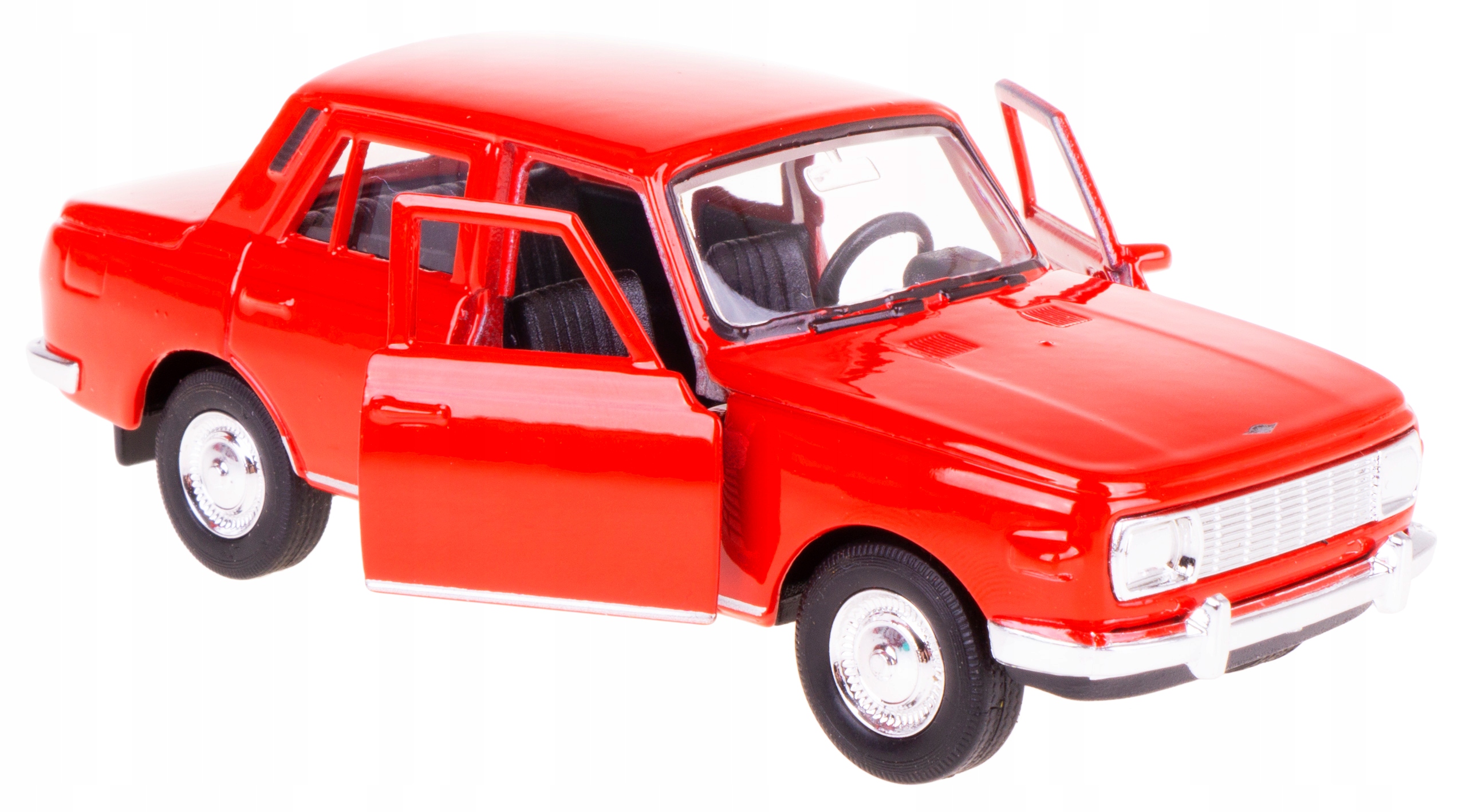 WARTBURG 353 MODEL METALOWY PRL WELLY 1:34 CZERWON