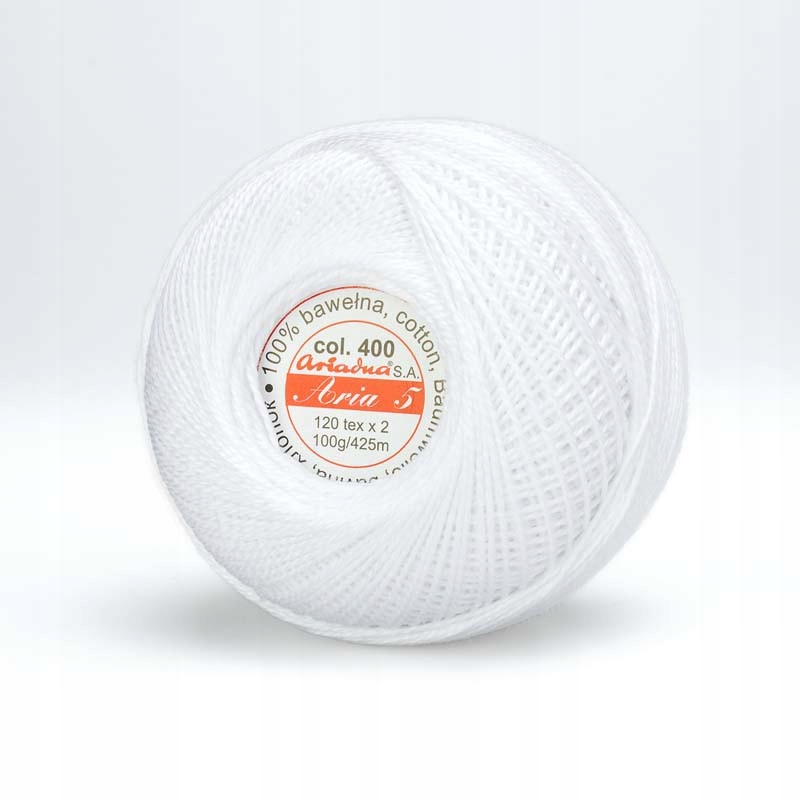 Háčkovací Příze Ariadna Aria 5 100g balení x 6 Kusů