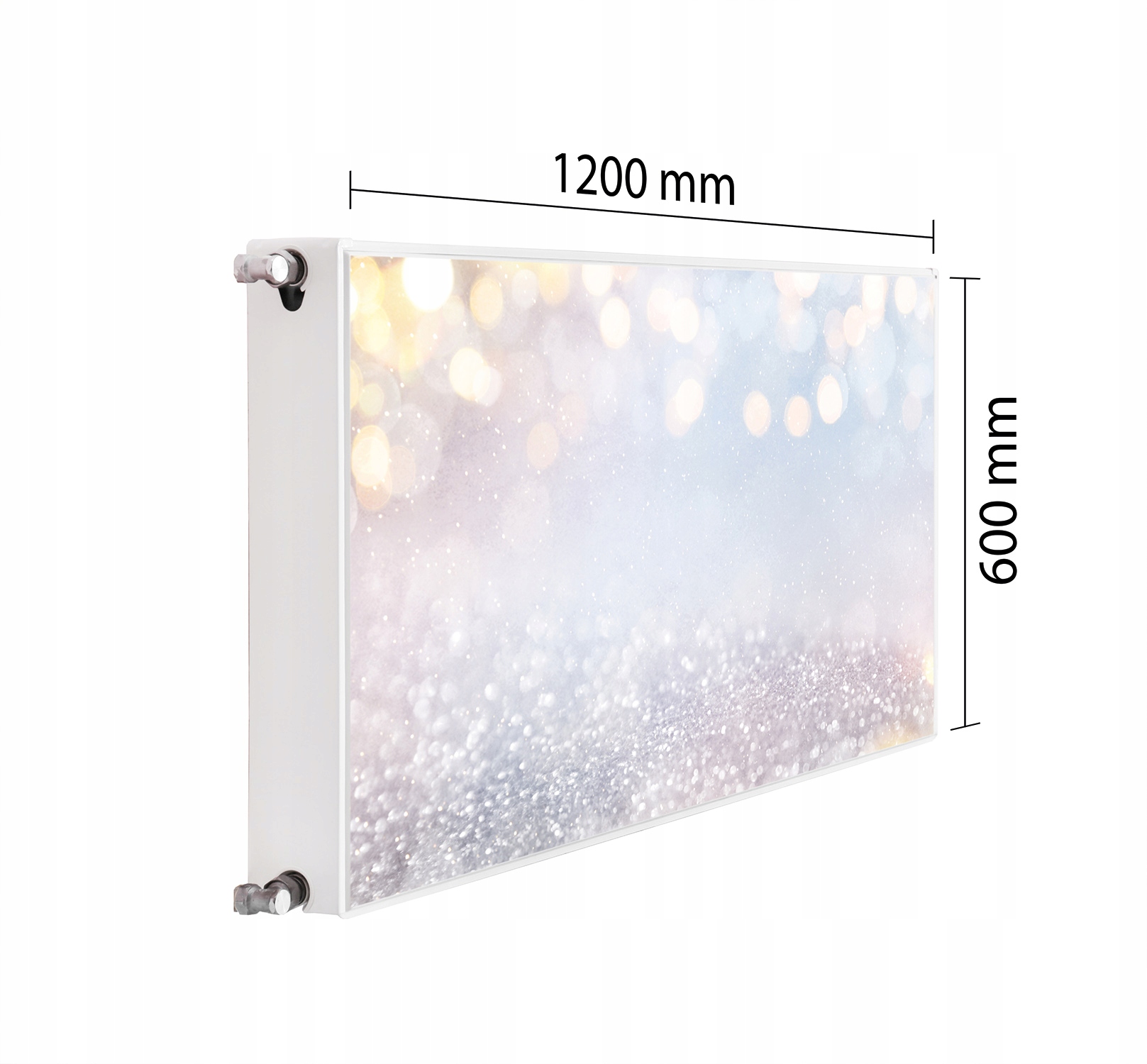 Maskovač Kryt Radiátoru 120x60 Prachová Podložka Magnet