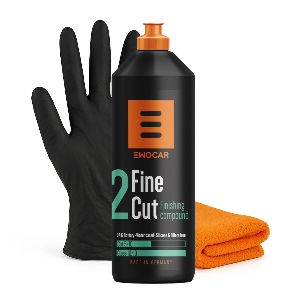 Ewocar Fine Cut 1L Leštiaca Pasta Dokončovacia Zrkadlová Žiara Darček