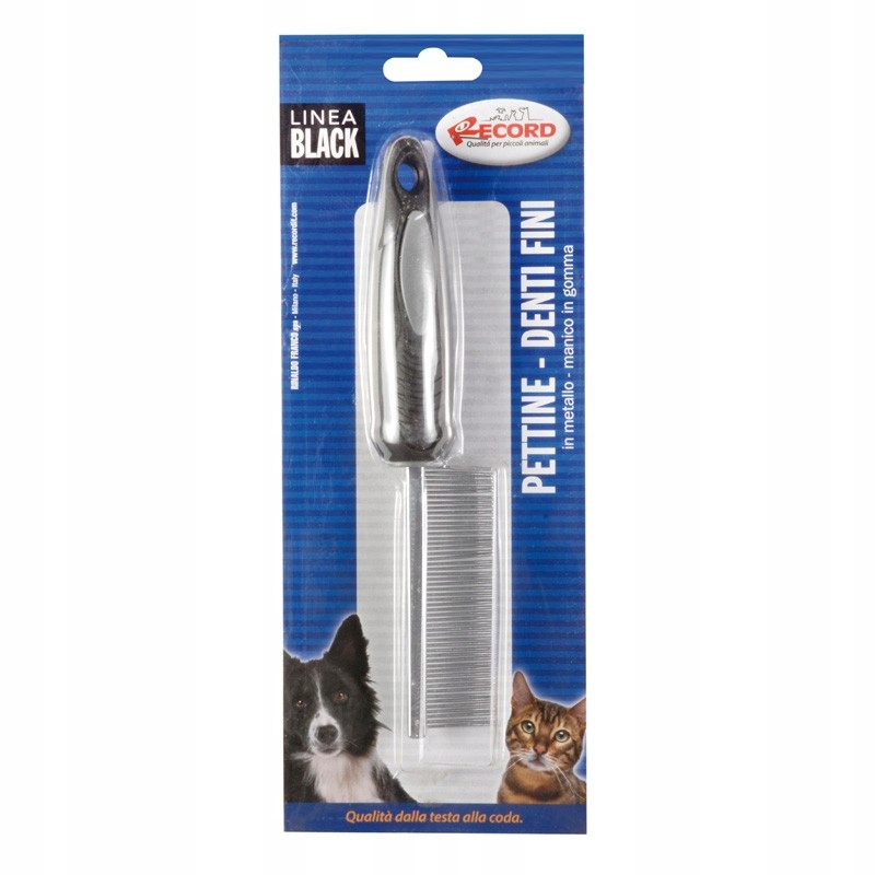 

Grzebień o małym rozstawie zębów Black Line