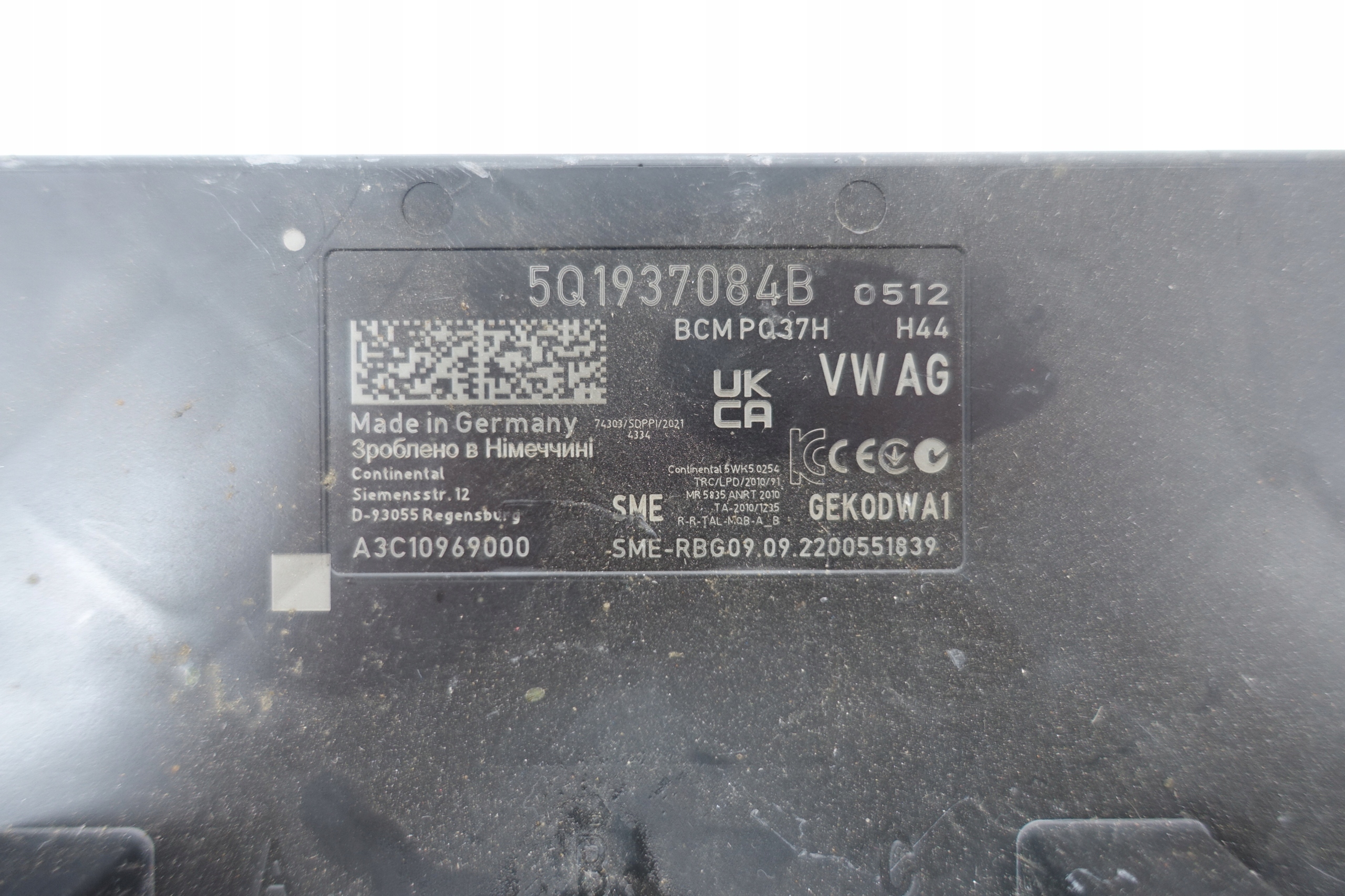 modul Bedienteil BCM KOMFORTU VW SKODA 5Q1937084B