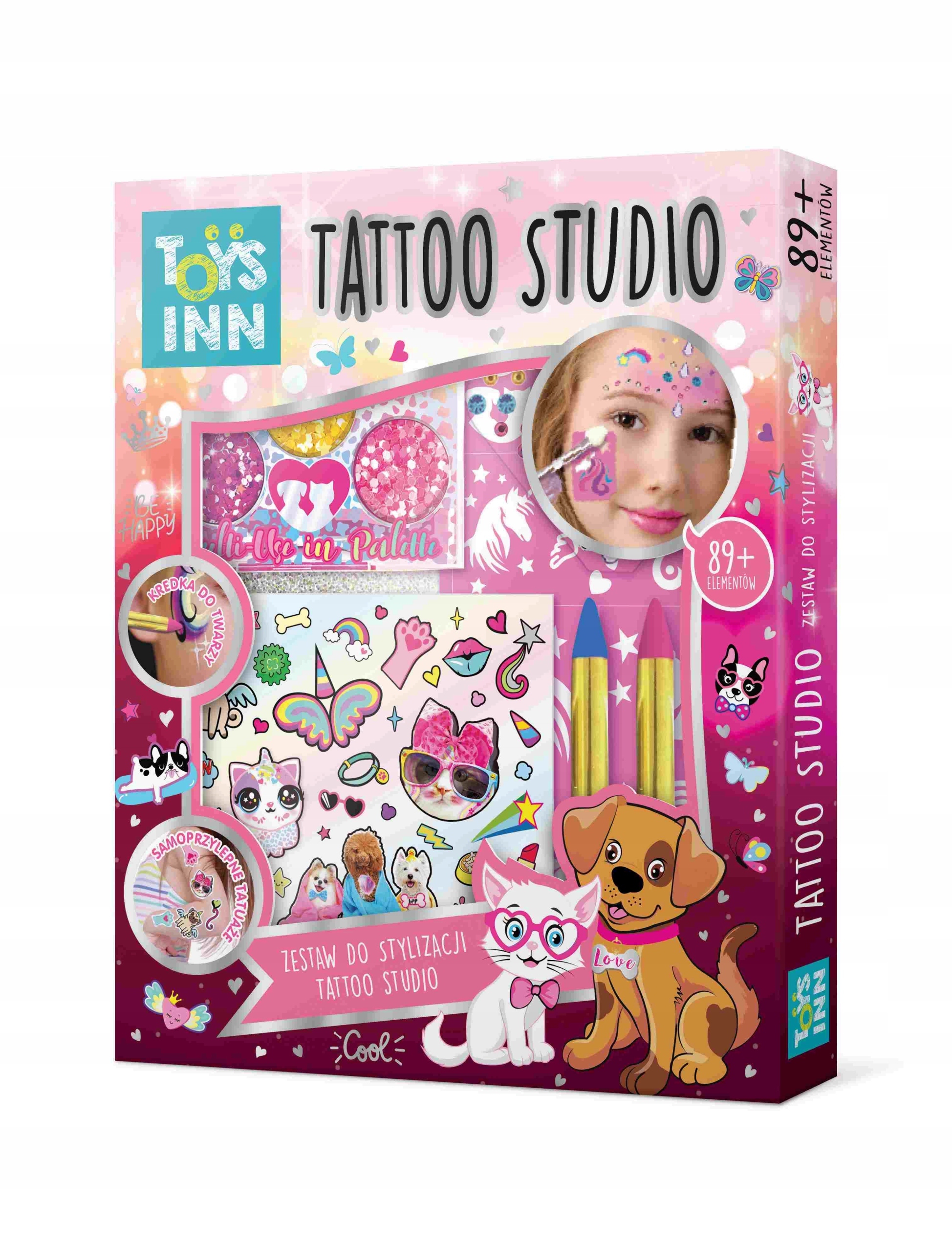 

Studio Tatuażu tatuaże brokatowe dla dzieci