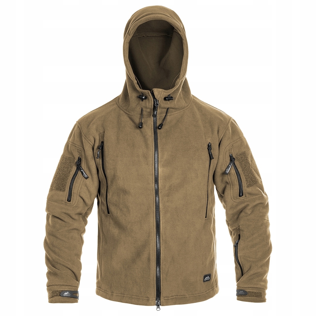 Mikina fleecová Helikon Patriot pánská taktická teplá s kapucí Coyote 3XL