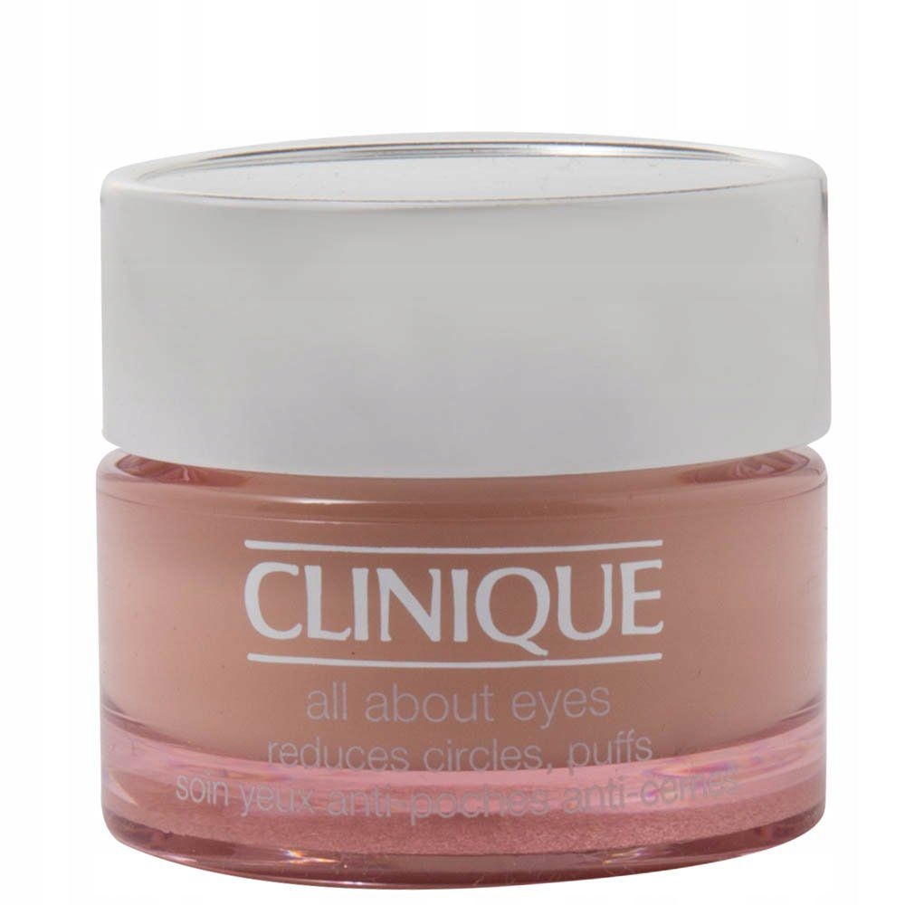 Clinique Care All About Eyes Redukuje Kruhy A Opuchy Pod Očima 15 ML