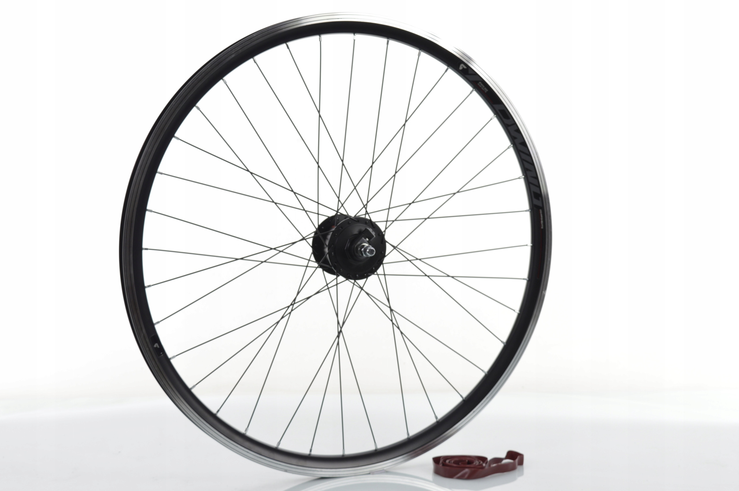 KOŁO ROWEROWE 28 PRZÓD PRĄDNICA SHIMANO DH-C3000 Obręcz Wzmacniana CZARNE