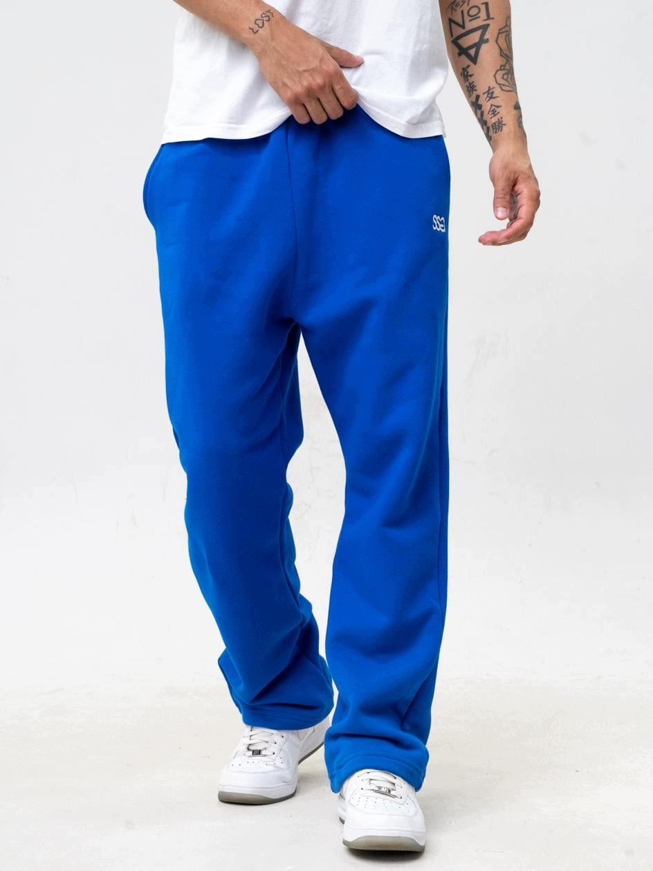 Pánské volné teplákové kalhoty Loose Fit Modré Ssg Small Logo XL