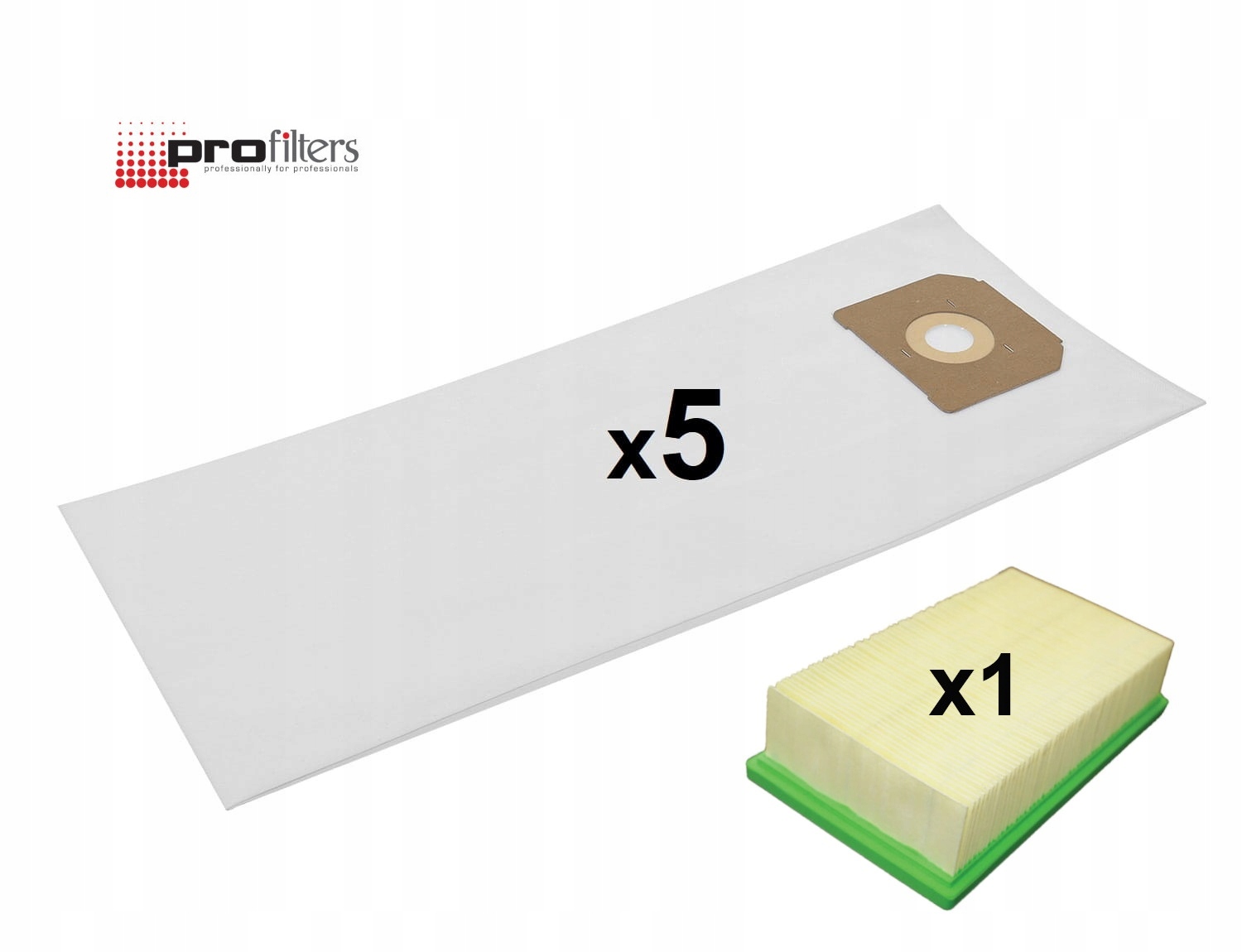 5 sáčků filtr pro Wurth Iss 45 M