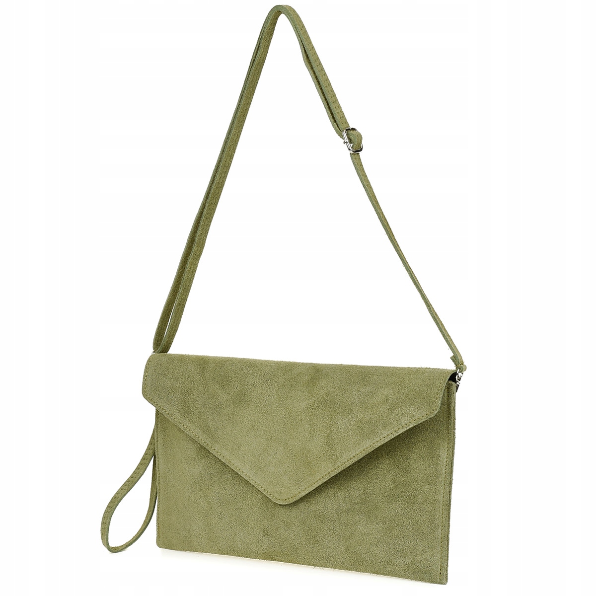 

kopertówka Skórzana Włoska Zamszowa koktajlowa N12