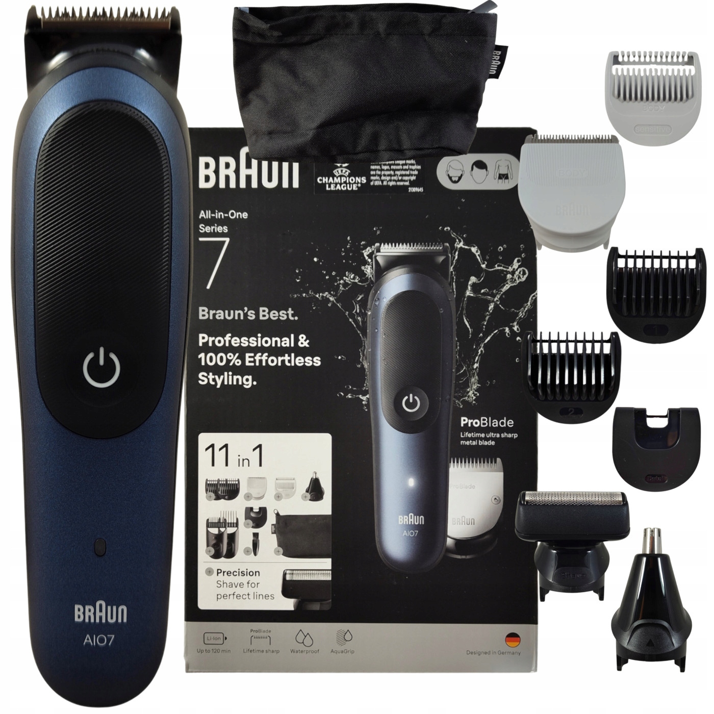 Braun 7 AIO7540 Multifunkčný set na starostlivosť o telo 11v1