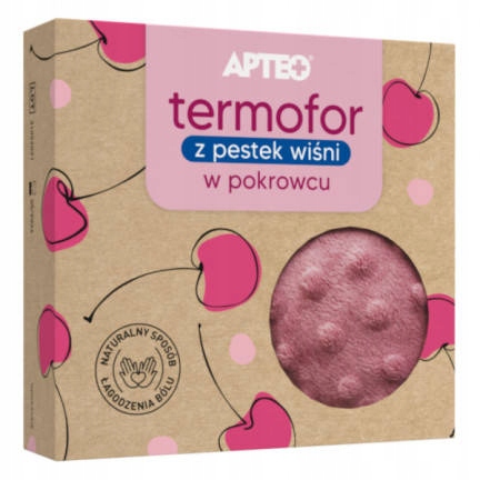 

Termofor z pestek wiśni różowy 180g
