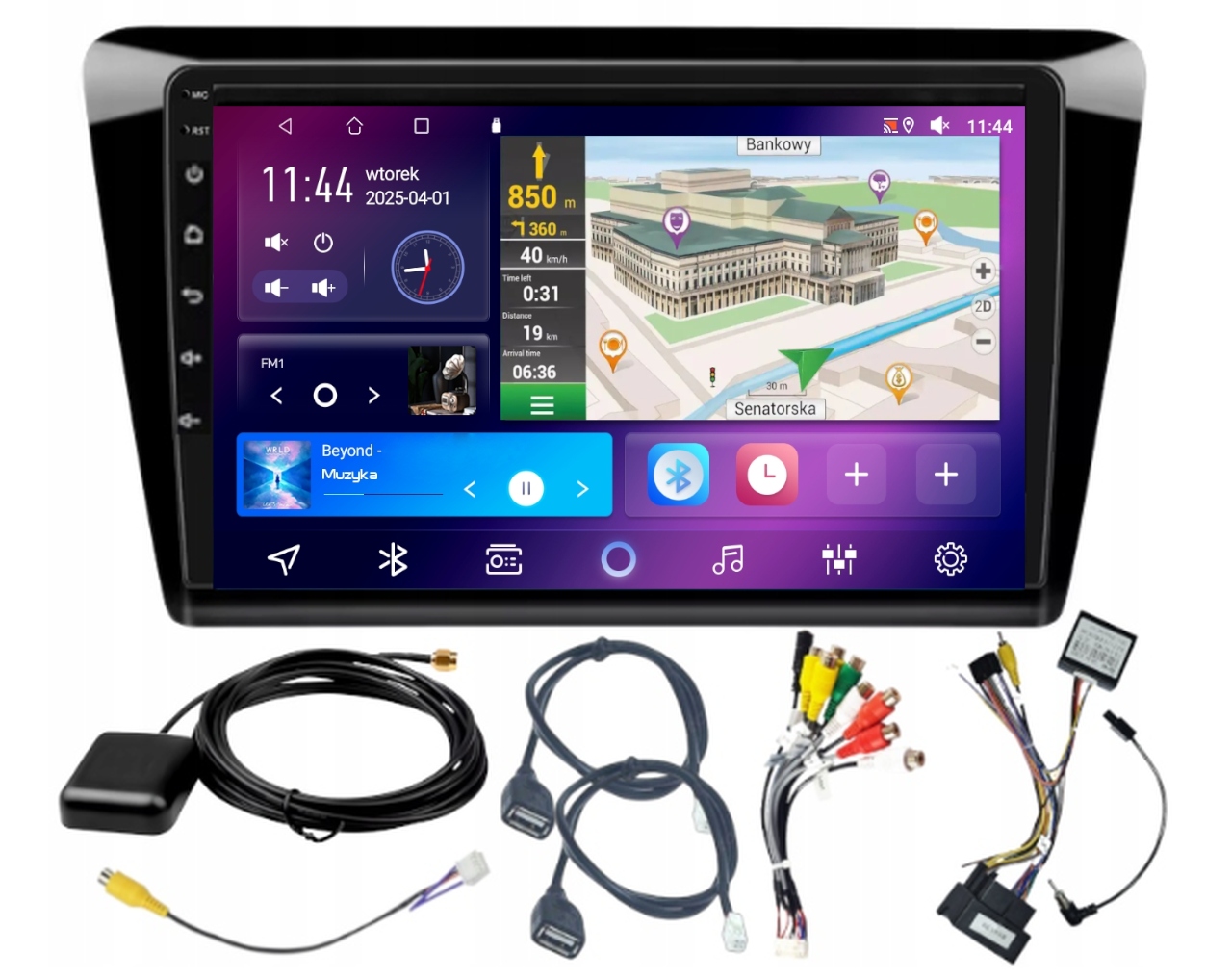 Autorádio Carplay Skoda Rapid 2012-2019 Wifi Android 4GB 64GB