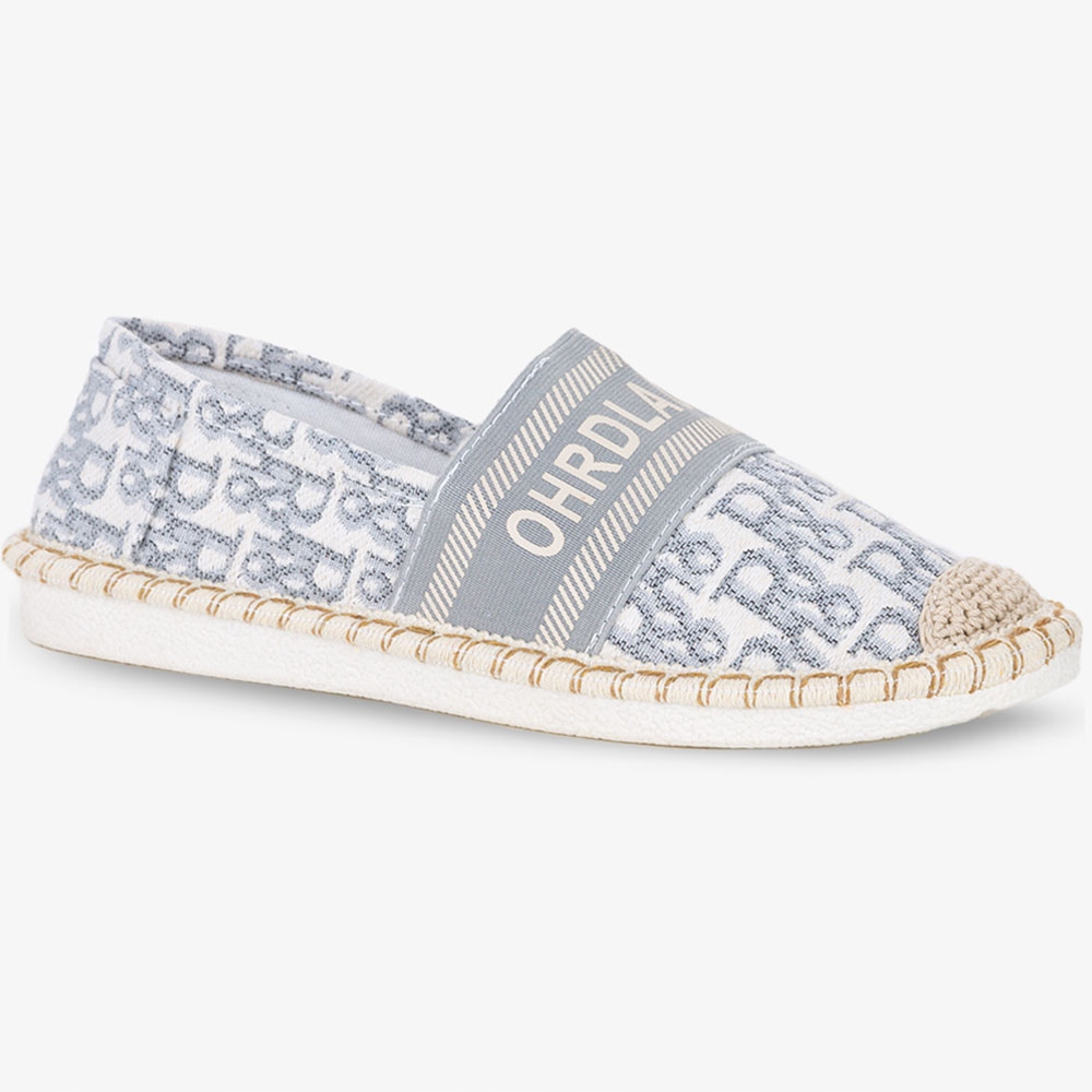 ESPADRYLE SLIP ON DAMSKIE Z NAPISAMI PLECIONE r 38 Rozmiar 38