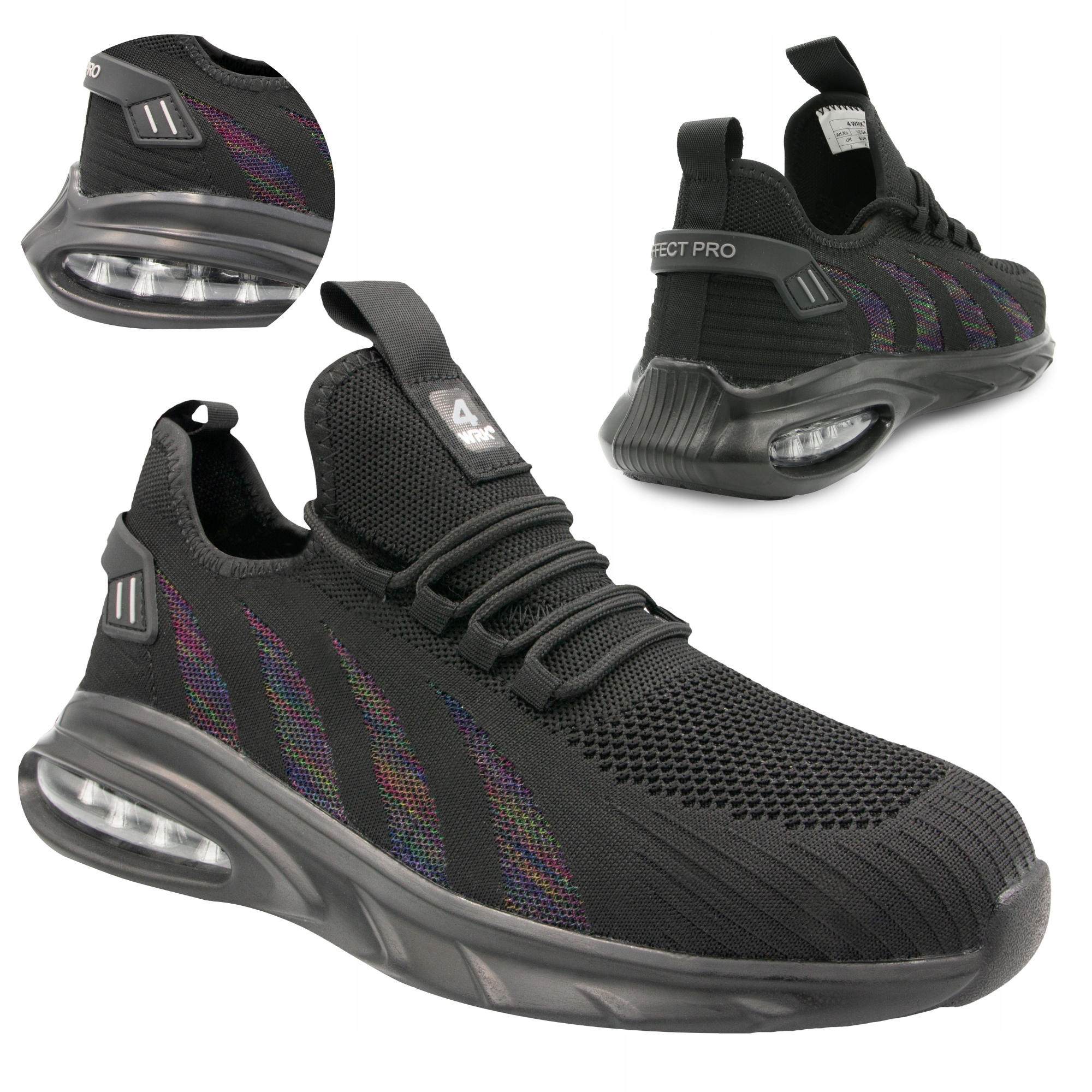 Obuwie robocze półbuty Oddychające Buty Bhp Lekkie Półbuty Robocze 45