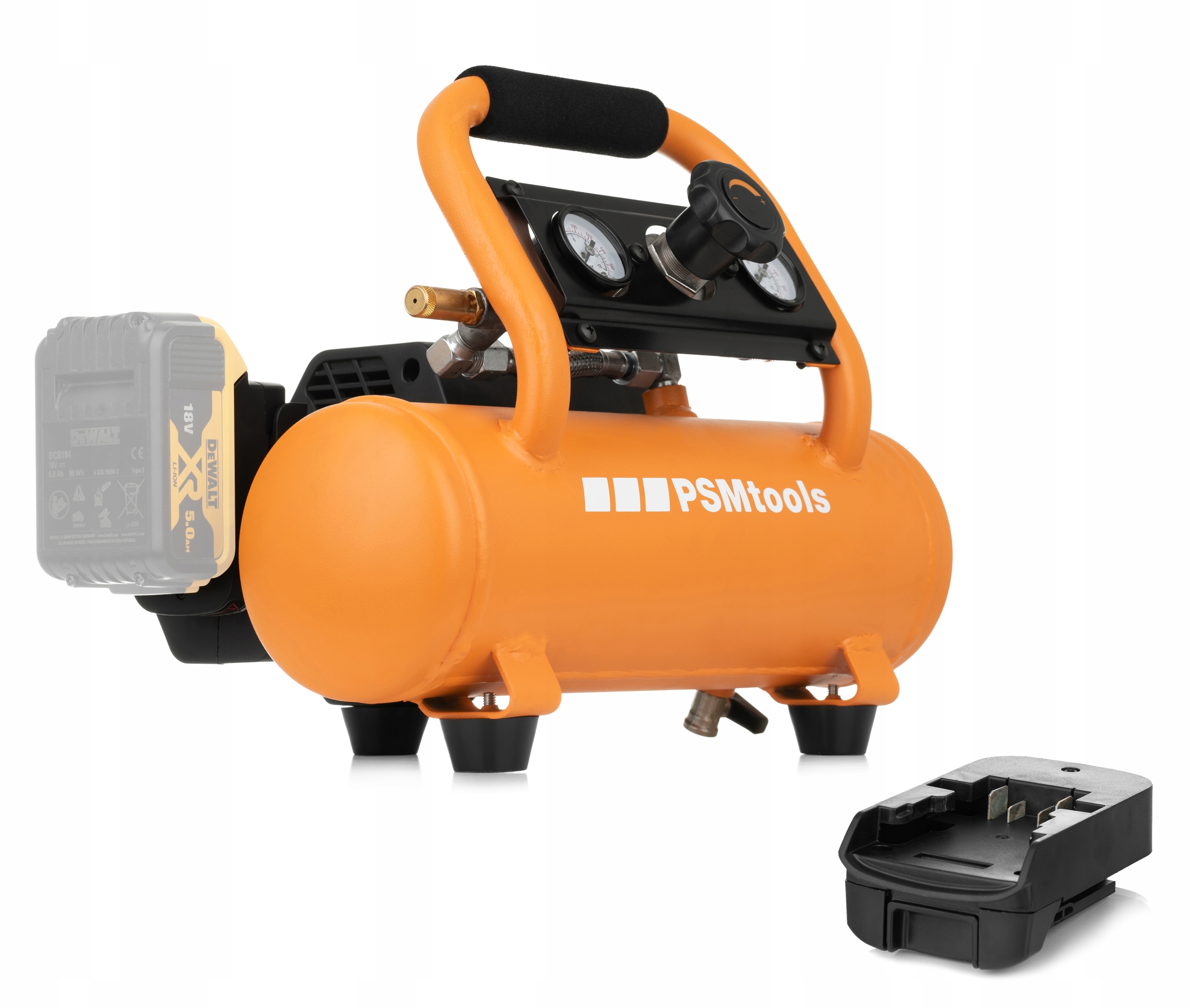 

Kompresor Akumulatorowy 4L 8 Bar Adapter Dewalt
