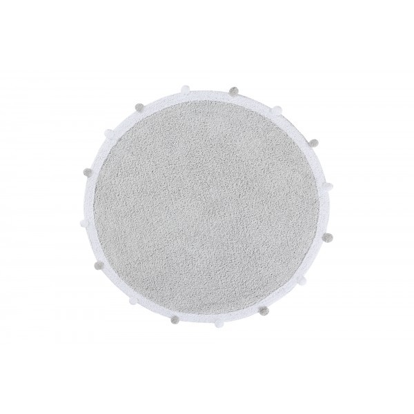 Koberec Bubbly Light Grey Ø120 cm Lorena Canals