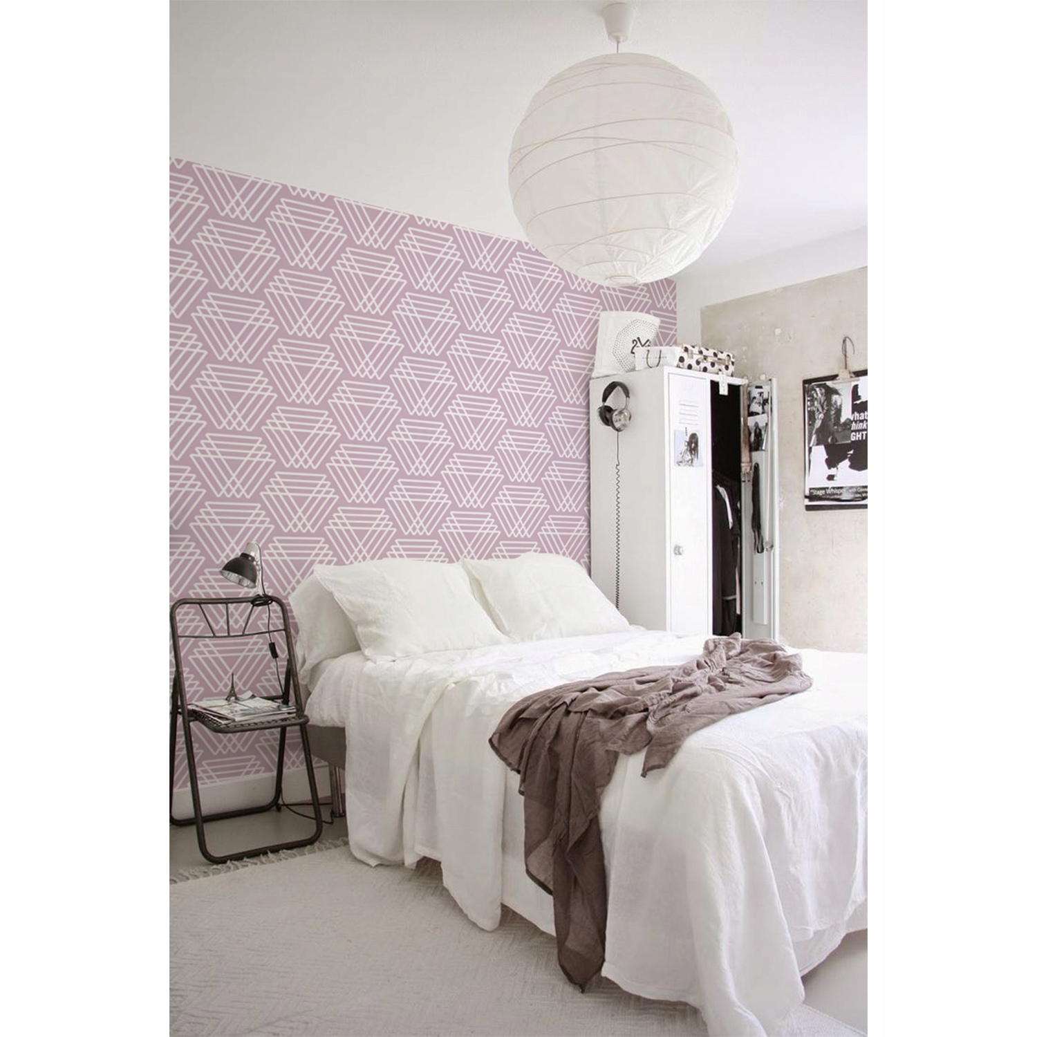 

Fototapeta ścienna Wzór różowych trójkątów 360x250