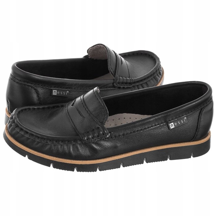

Buty Damskie Mokasyny Półbuty Nessi 76506 1 Czarne