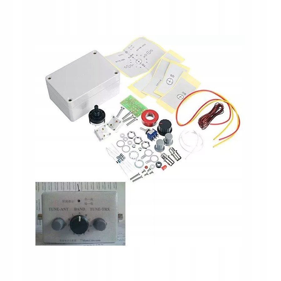 Skrzynka antenowa tuner antenowy manualny 1-30MHz Qrp 20W Diy Kit