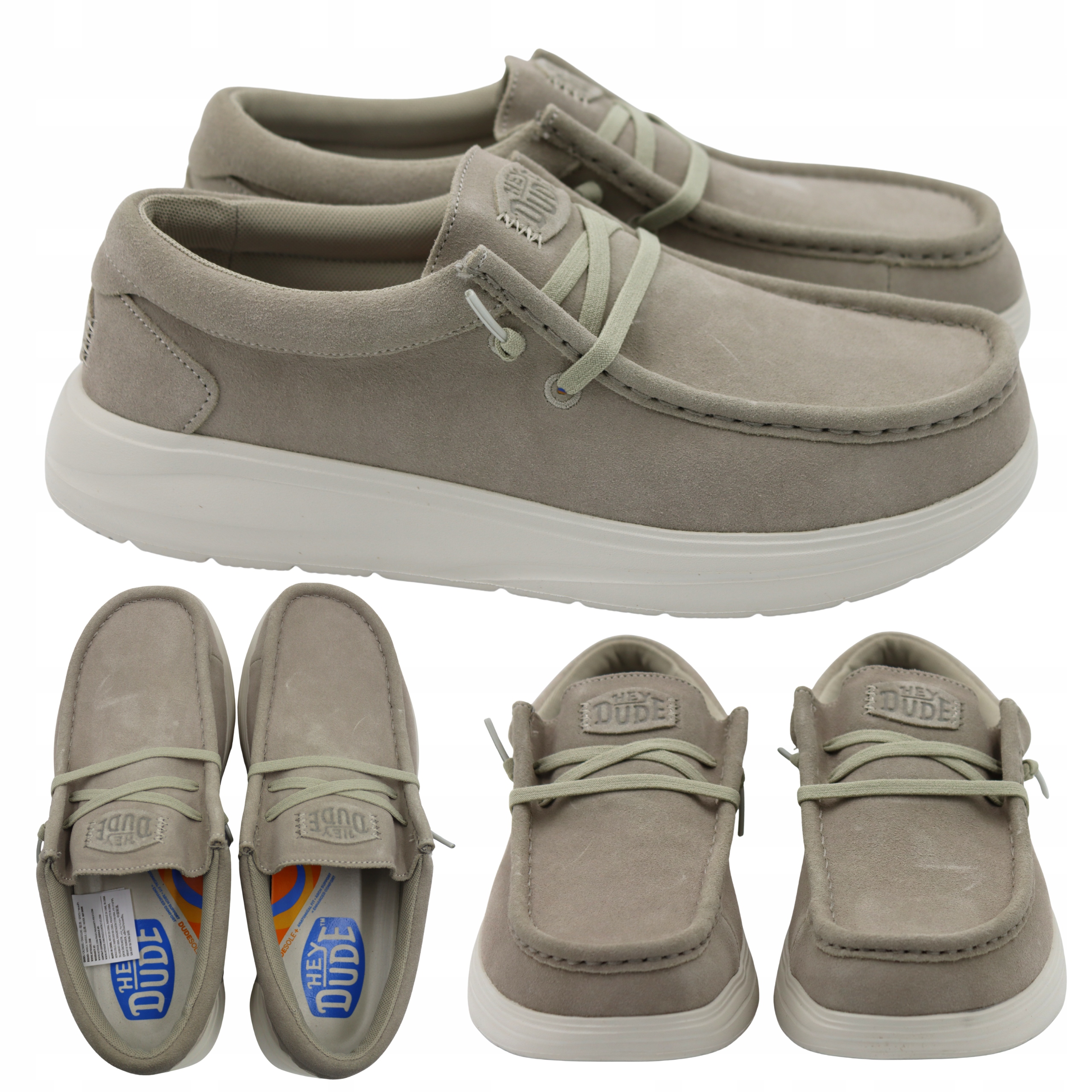 Pánské Lehké Semišové Mokasíny Heydude Wally Comf Suede 419751SN vel.43