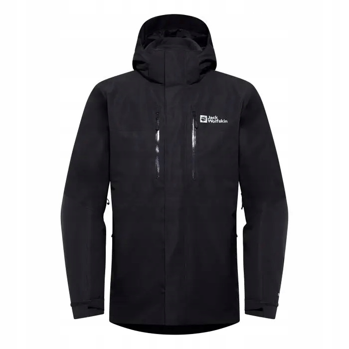 Męska Kurtka Zimowa Jack Wolfskin Jasper 3in1 Jkt M Black S