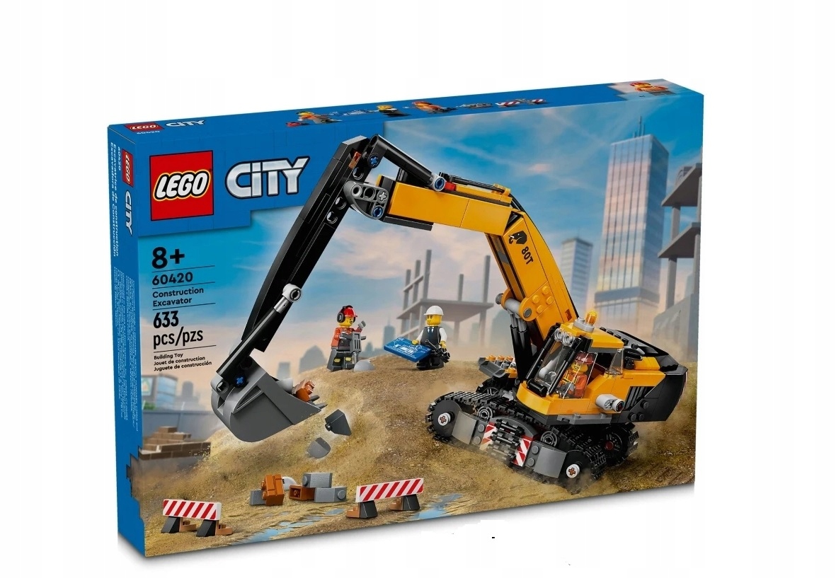 Lego 60420 City Žlutý bagr