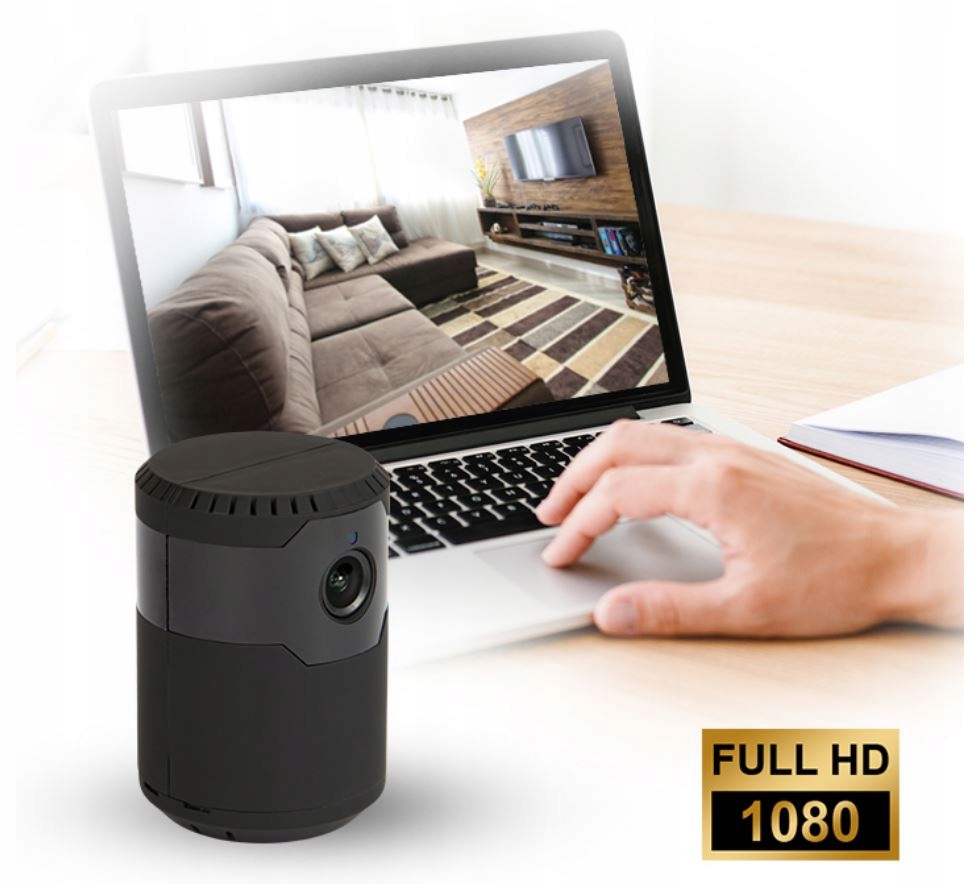 CYFROWA MINI KAMERA IP WiFi MONITORING WEWNĘTRZNA Nośnik danych microSD inny