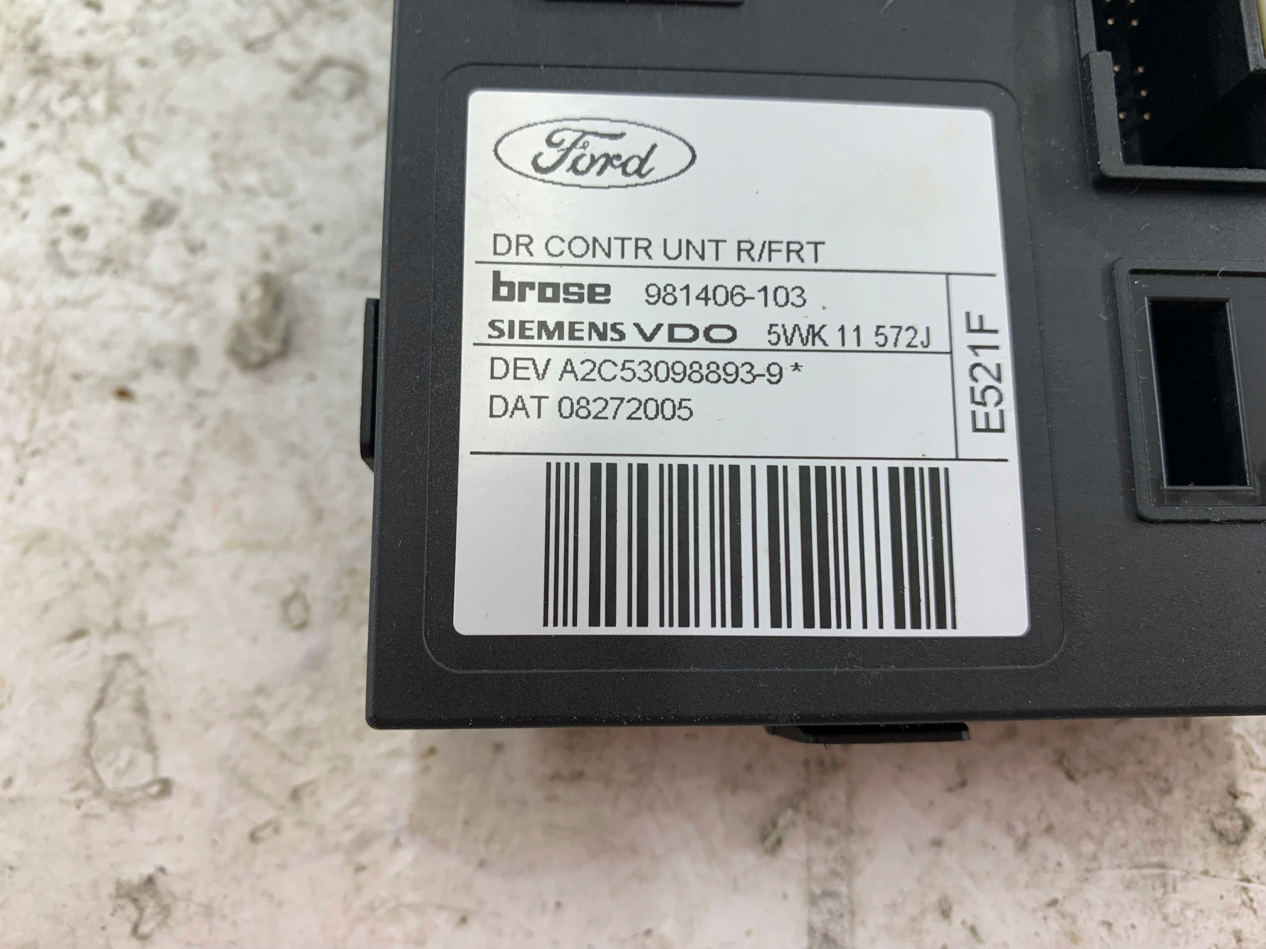 FORD FOCUS MK2 mini motor windows right front 981406-103