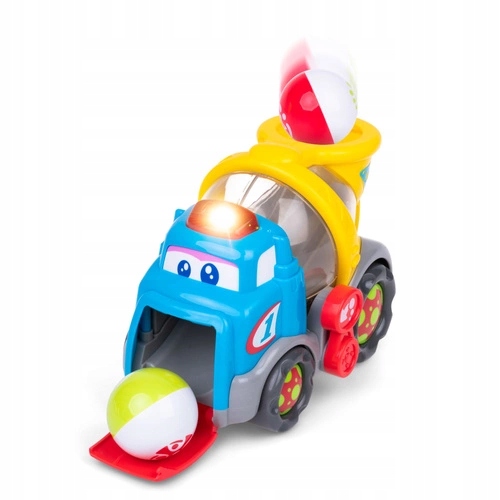 Piłeczkowy Benio betoniarka, Zabawki interaktywne śpiewający pojazd, Dumel