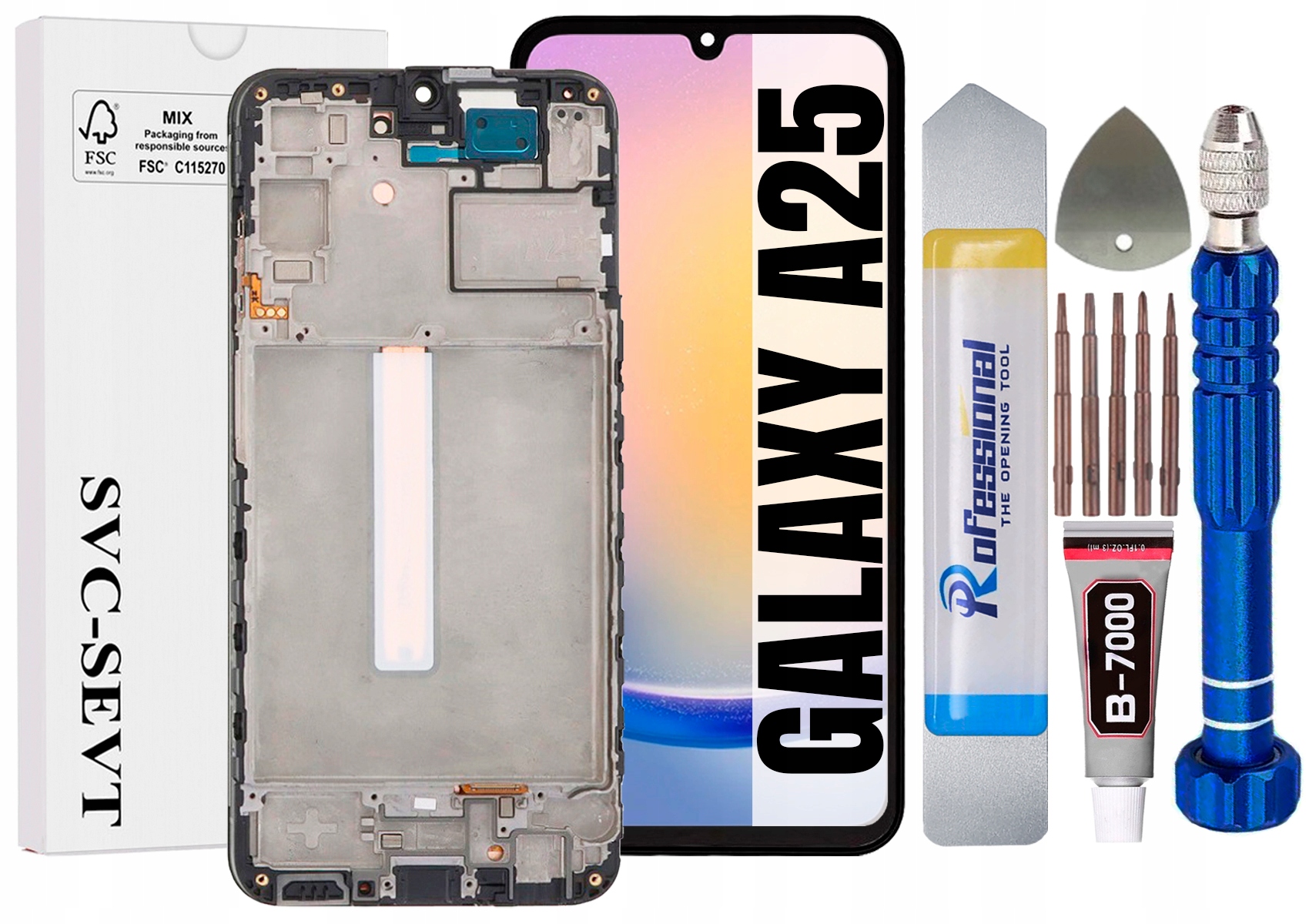 Displej Pro Samsung Galaxy A25 5G A256 Originální LCD Displej Rámeček