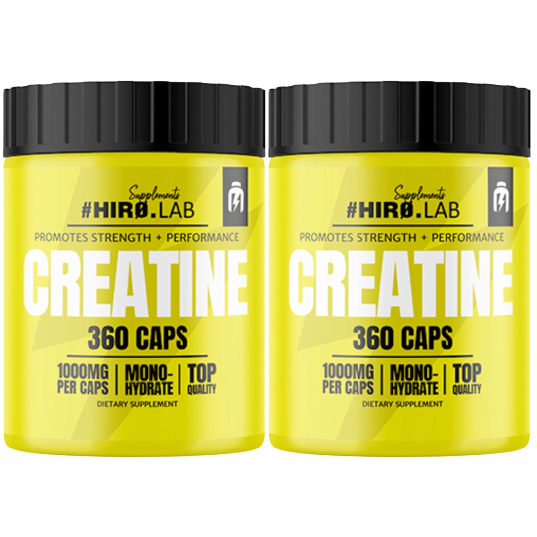 Hiro.lab Creatine 360 kapslí monohydrát kreatin v kapslích monohydrát