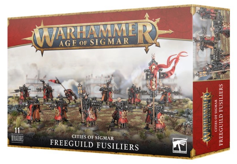 CITIES OF SIGMAR: FREEGUILD FUSILLIERS System Warhammer Age of Sigmar