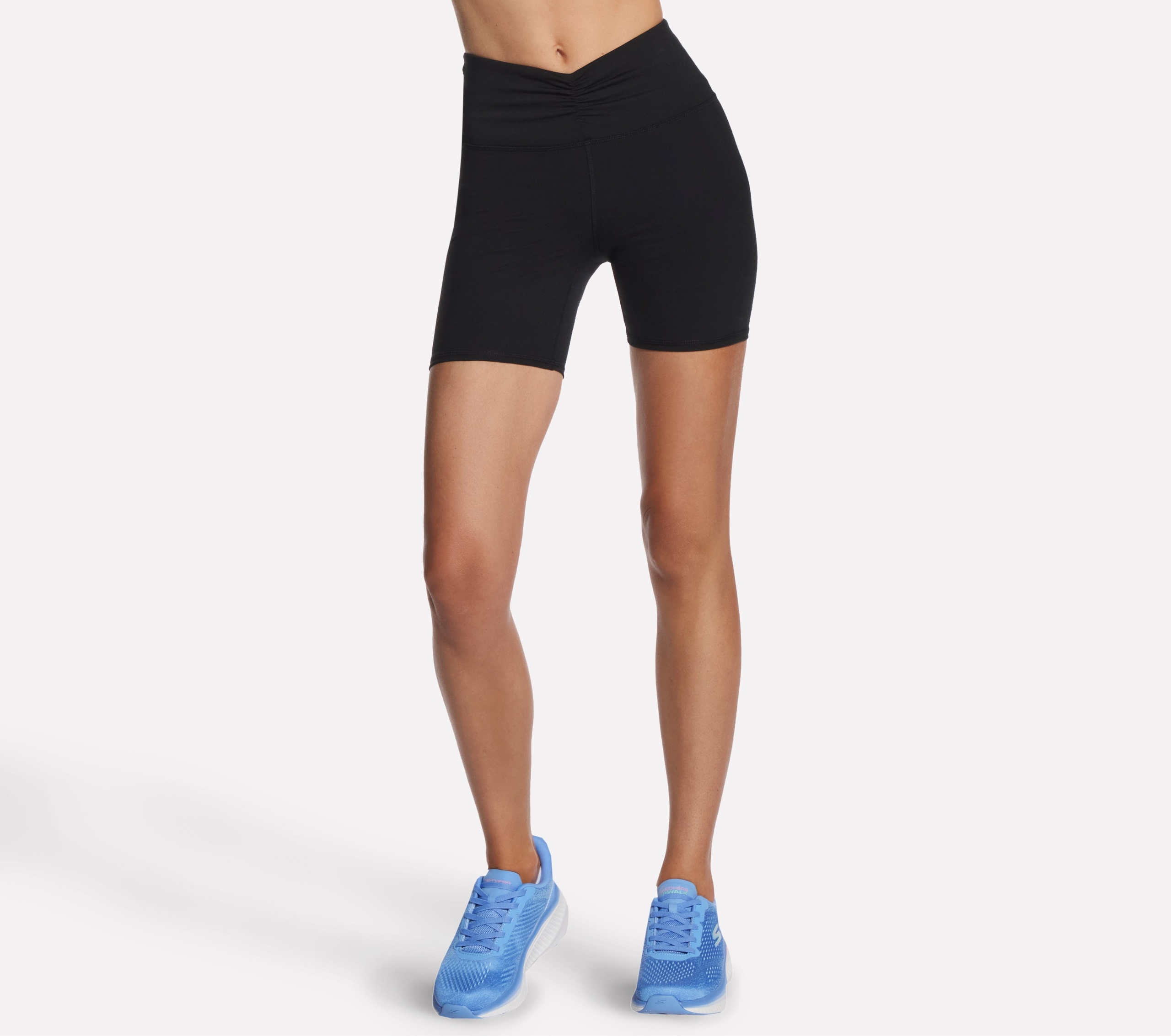 Kraťasy kraťasy Skechers Goflex Slim 6 Bike Short černé SH175 Blk