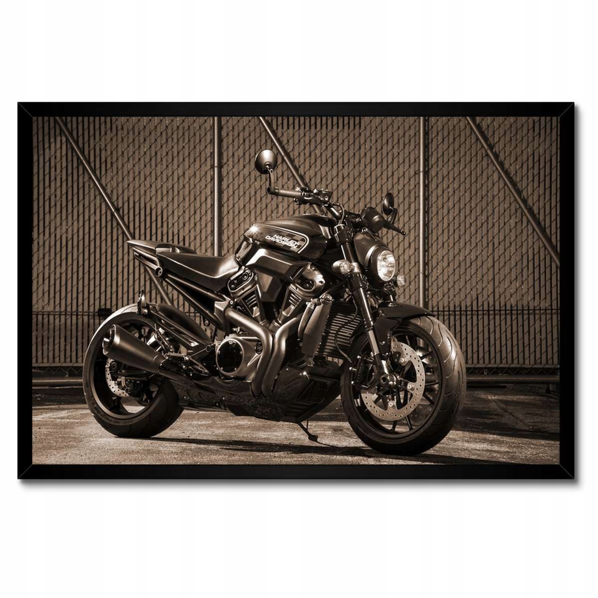 Plakáty v rámu 60x40 Harley Davidson Motocykl
