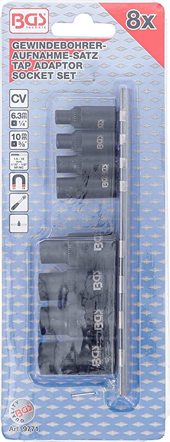 Bgs Nástavce adaptéry pro závitníky