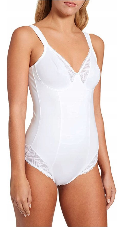 Triumph Modern Lace Cotton Bs body bílé vel. 95C