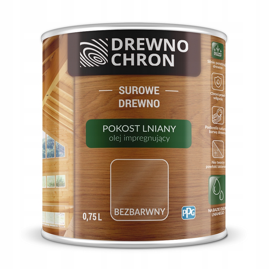 

Pokost lniany Drewnochron do drewna 0,75L