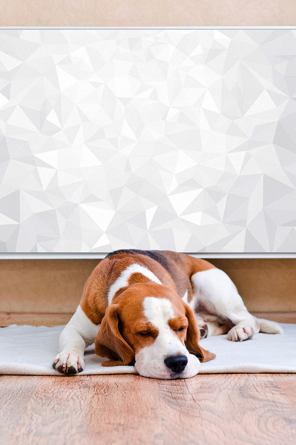 Do pokoju osłona na grzejnik Geometryczny wzór 3d Grubość materiału 1 mm