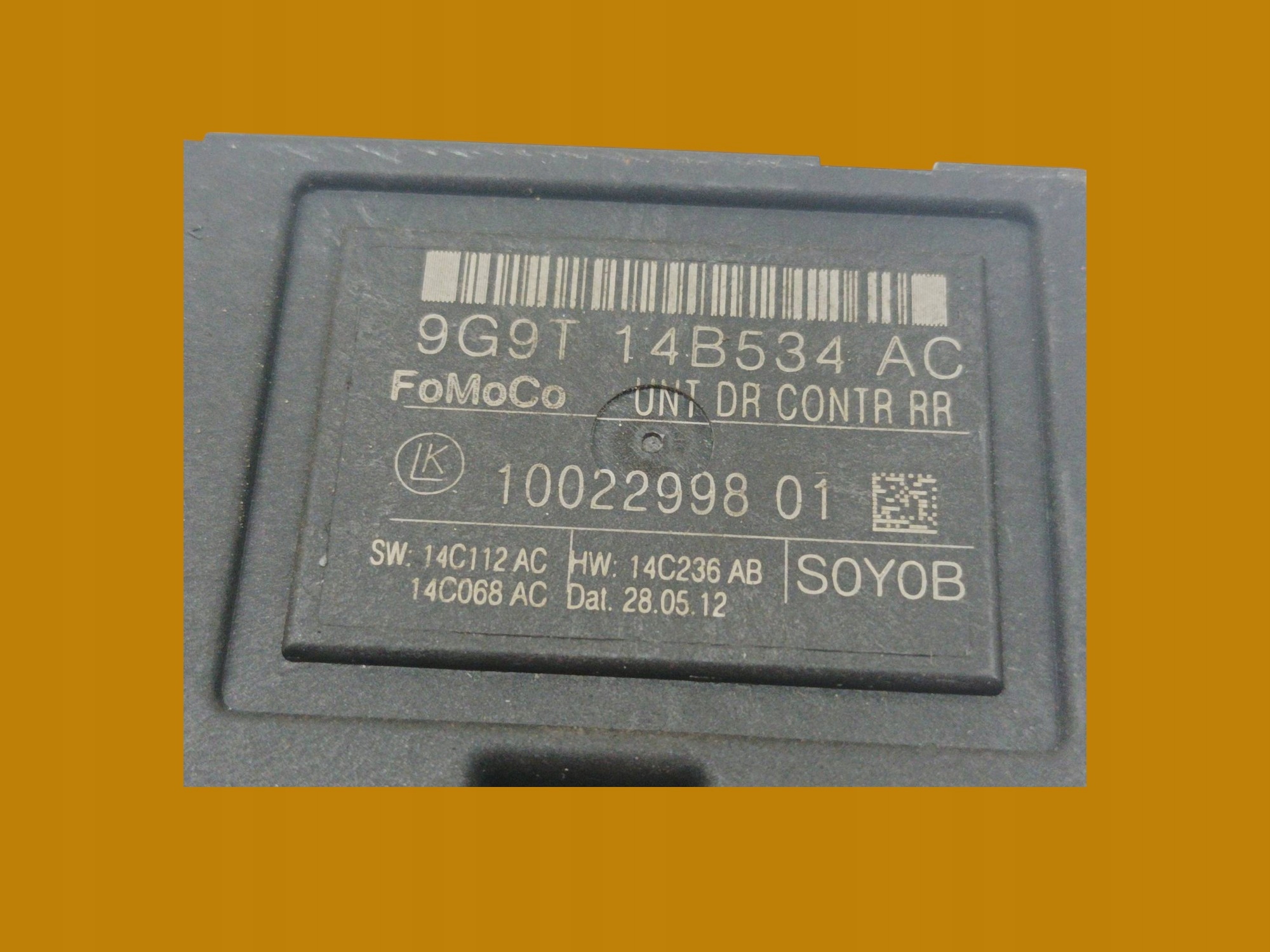 module rear part left right KPL 9G9T-14B534-AC Ford Mondeo Mk4 (2007-2014)
