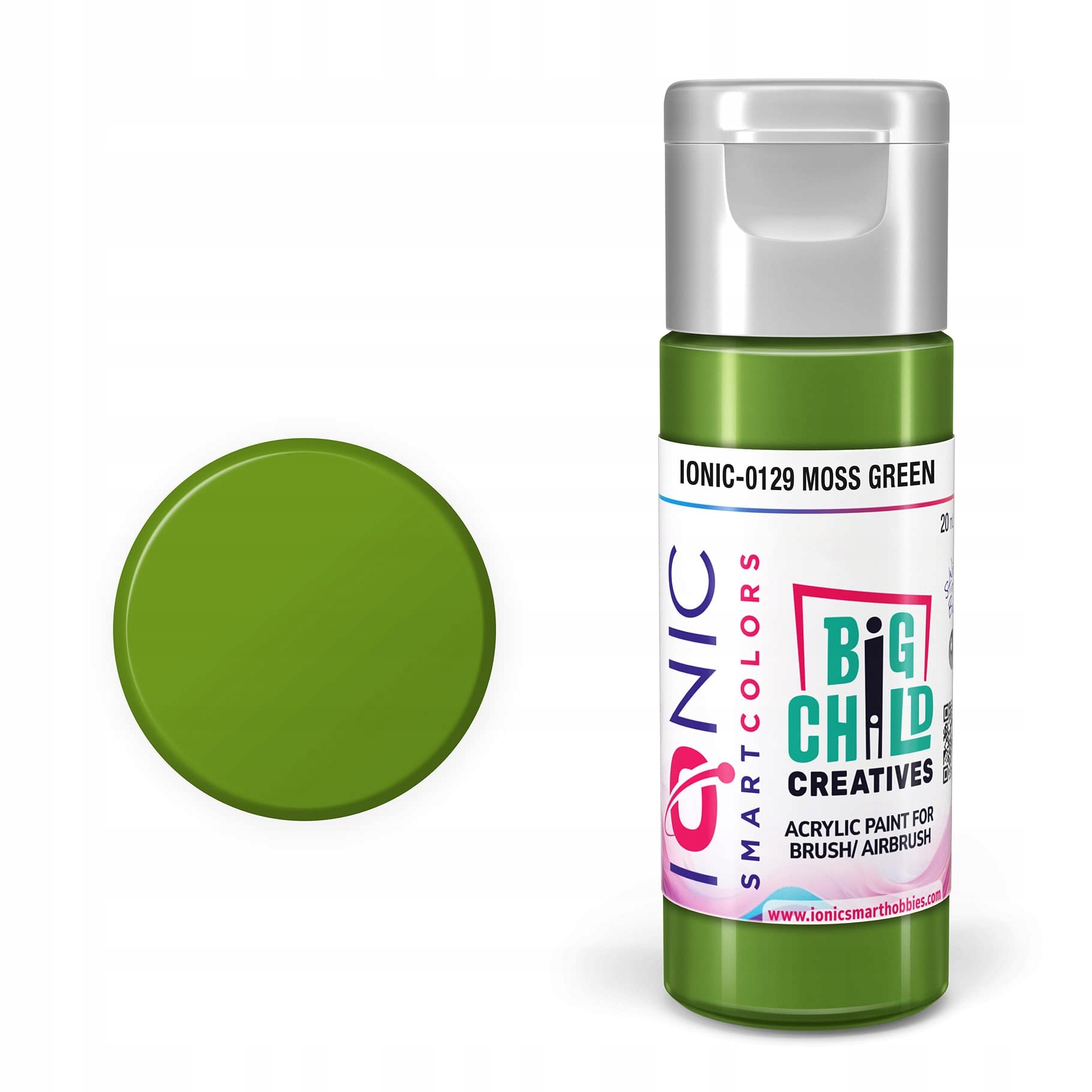 Ionic Smart Colors Moss Green 20 ml Big Child Creatives Ammo