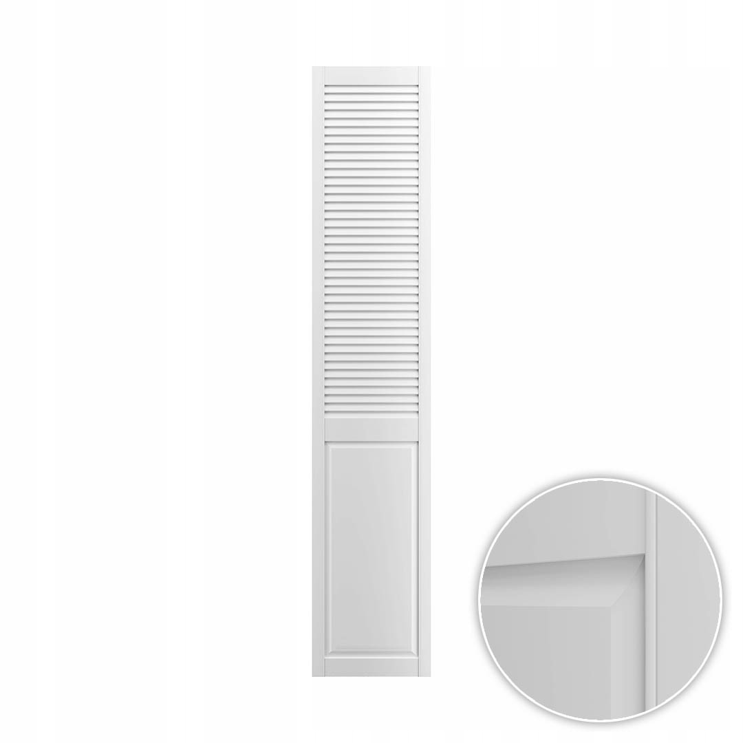 Drzwi kasetonowe białe 39,4 x 201,3